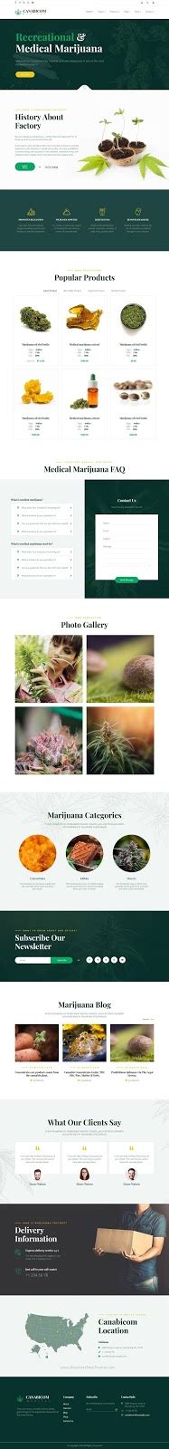 Canabicom Medical Cannabis Joomla Responsive Template Download New