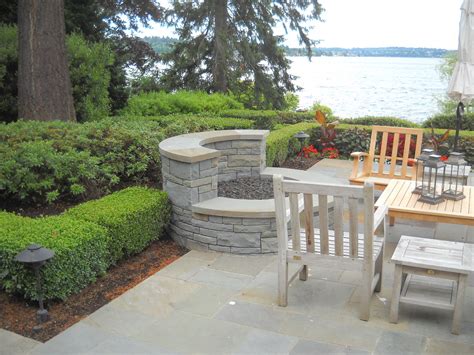 S&s fire pits handcrafts unique, one of a kind, custom fire pits that are guaranteed for life. Lakeside Patio Fire Pit - Contemporary - Patio - Seattle ...
