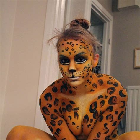 Makeup Bodypaint Bodypainting Facepaint Leopardspots
