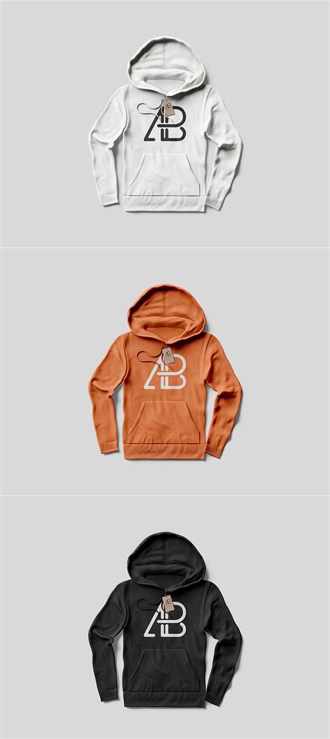 697 Hoodie Mockup Front And Back Free For Branding