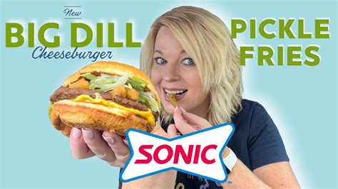 Sonic New Big Dill Cheeseburger And Pickle Fries Review ข้อมูลทั้งหมดที่เกี่ยวข้องกับsonic