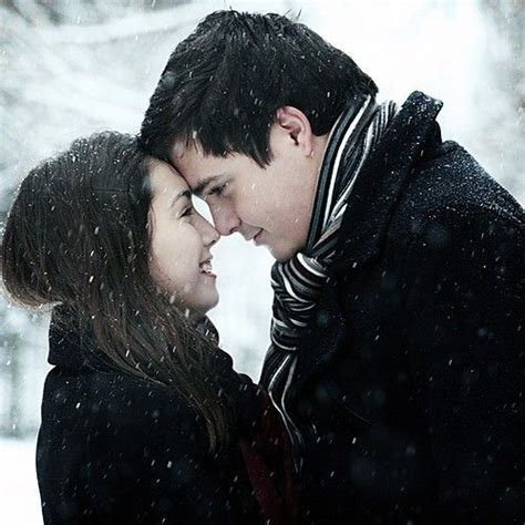 First Snowfall First Kiss Cute Couple In Love Cute Couples Photos