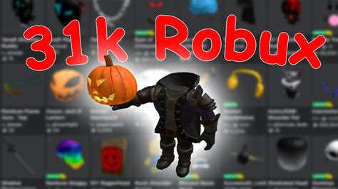 Buying The Headless Horseman Bundle In Roblox31k Robux Youtube