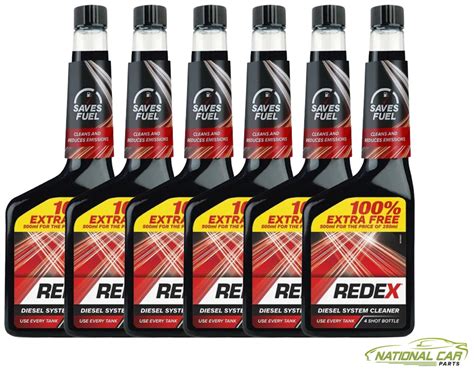 6x Redex Diesel Fuel System Injector Cleaner Additive Treatment 500ml