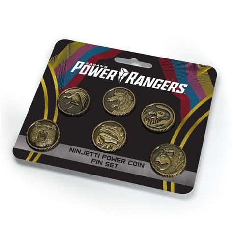 Get Your New Power Rangers Power Coin Pins By Lineage