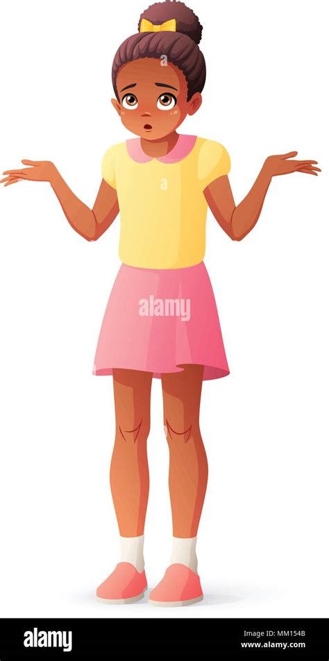Cartoon Confused Girl Hi Res Stock Photography And Images Alamy