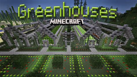 Super Awesome Minecraft 15 How To Build A Greenhouse Youtube