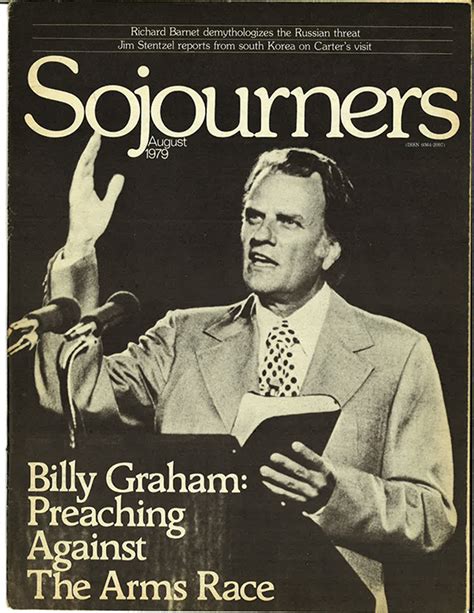 Billy Grahams Conversion To Peace Sojourners