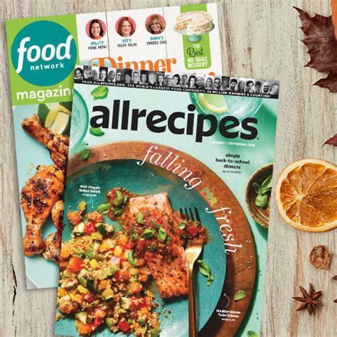 Food network magazine subscription deal. Food Network & Allrecipes Magazine Gift Subscription (No ...