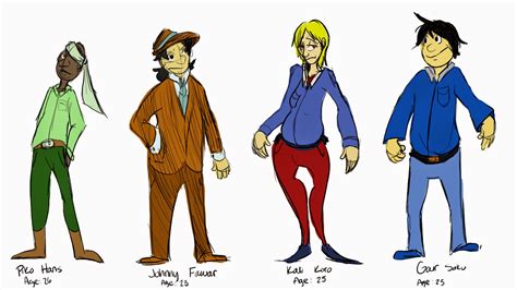 Michelle Rakar's Art Cave: Characters for my Thesis!
