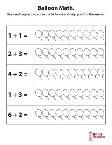 Kindergarten Math Counting Worksheets
