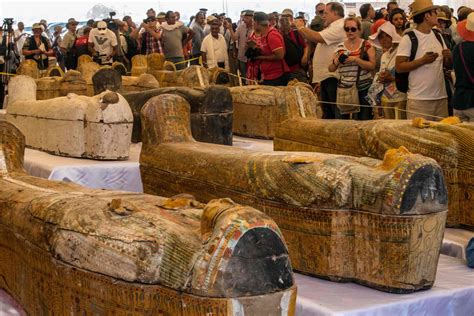 discovered 20 sealed ancient egyptian coffins near luxor in egypt history daily