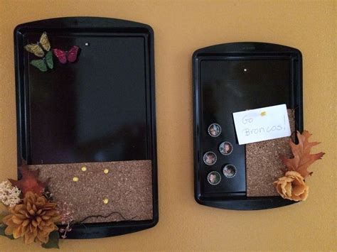 cookie sheets bulletin boards gift recycled recycling into gifts