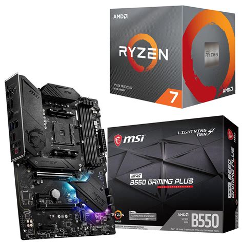 Kit Upgrade PC AMD Ryzen 7 3800X MSI MPG B550 GAMING PLUS - Achat Kit