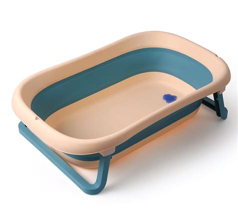 Foldable And Portable Baby Bath Tub Blue