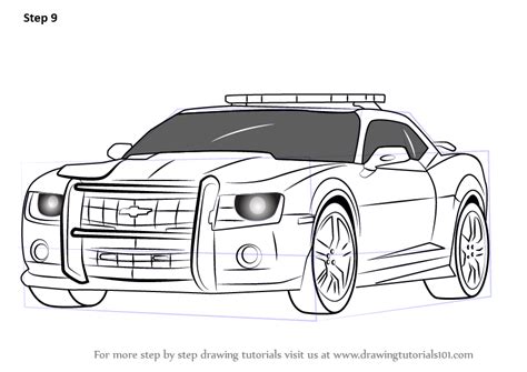 You can work from a reference photo, find inspiration from a car you see. Learn How to Draw Chevrolet Camaro Cop Car (Police) Step ...