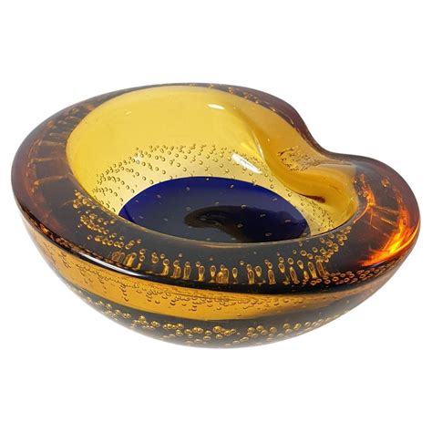 Mid Century Modern Murano Decorative Glass Bowl At 1stdibs