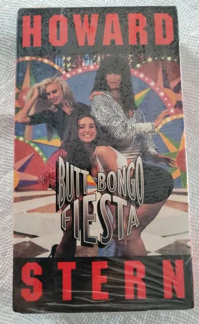 VINTAGE HOWARD STERN Butt Bongo Fiesta VHS Rare Factory Sealed D