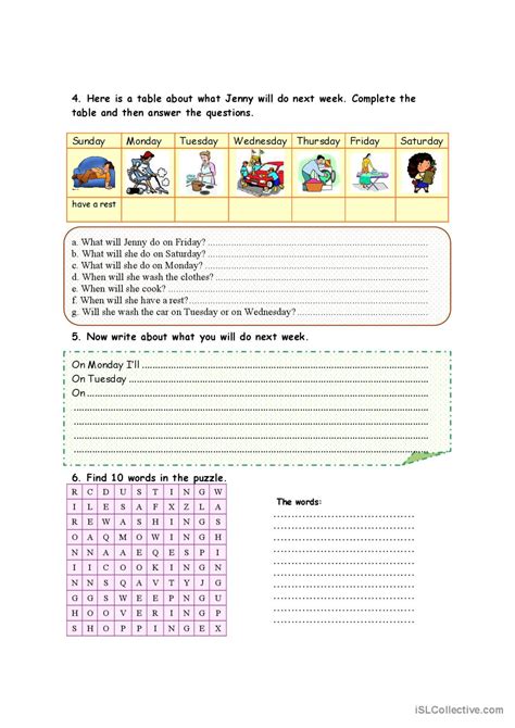 Housework 6 Exercises 3 Pages English Esl Worksheets Pdf And Doc