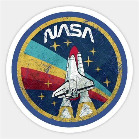 Free download nasa vector logo in.ai format. Nasa Vintage Colors V01 - Nasa - Sticker | TeePublic