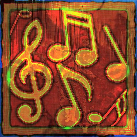 Music Notes Abstract Photograph By David G Paul Pixels