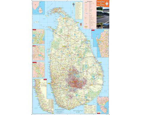 Large Detailed Tourist Map Of Sri Lanka Sri Lanka Asia Mapsland Maps Of