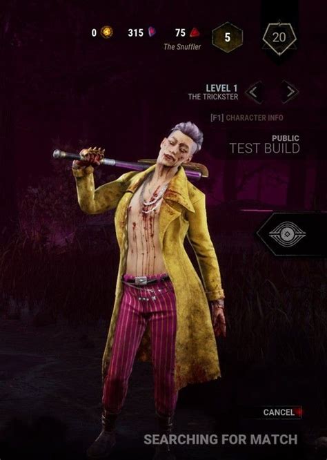 The Trickster Dbd In 2021 Match Character