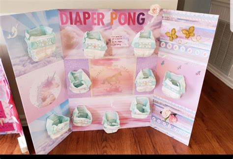 Diaper Pong Baby Shower Game Etsy