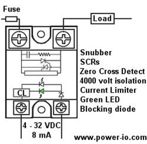 This is the circuit diagram of solid state relay. Solid state contactor glossary of terminology