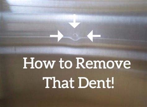 Redditor tdaug explains how to remove minor dents with a plunger. How to Remove Dents From Stainless Steel Appliances ...
