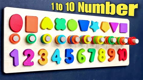 123 Numbers Learn Counting 1234 Number Names 1 To 10 Numbers Song