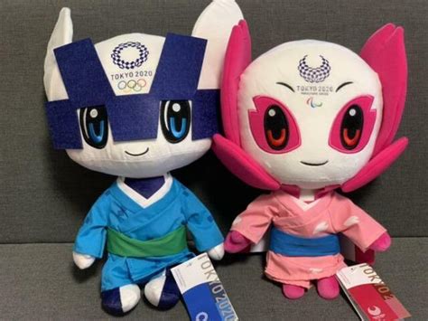 Sega Tokyo 2020 Olympic Mascot Someti Andmiraitowa Special Stuffed Plush
