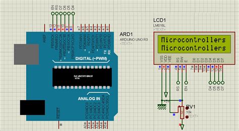 Rangkaian Lcd X Lengkap Dengan Program Arduino Belajar Robot Vrogue