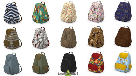 Backpacks Clutter By Sandy Sims 4 Decor