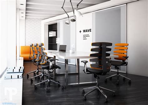 3d Visualization Interior Design Office Furniture 01 On Behance