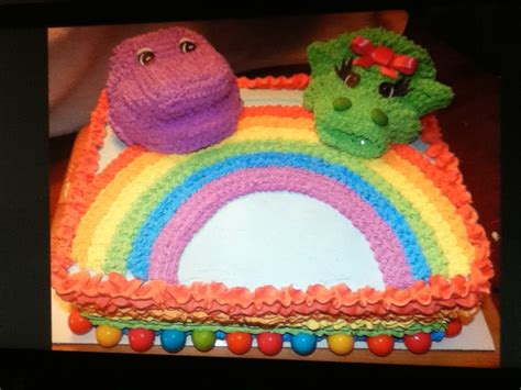 Barney And Baby Bop Cake Cake Cake Design Barney