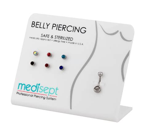 Medisept Professional Body Piercing Systems And Accessories Belly Jewellery