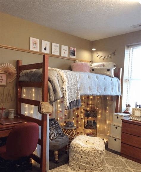 Nice 34 Vintage Dorm Room Organization Ideas For Saving Space Dorm Room Pictures Dorm Room
