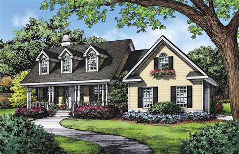 This Is An Artists Rendering Of These Country House Plans For The