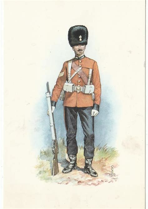 Sergeant The Royal Fusiliers City Of London Regiment 1891 Military