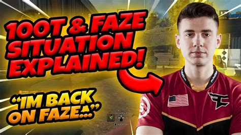 Back On Faze 100 Thieves And Faze Situation Explained Youtube