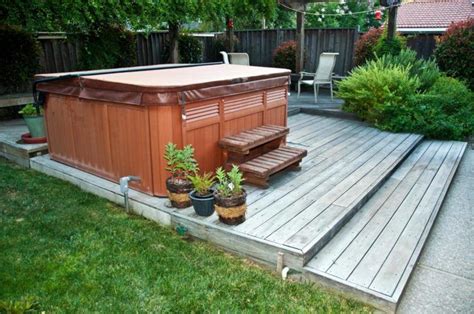 65 Epic Hot Tub Deck Plans Backyard Boss Hot Tub Deck Hot Tub Backyard Small Backyard Pools