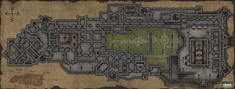 Complete Castle Map Dnd 2019 Fantasy Map Dungeon Maps Map