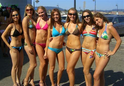 Bikini Girls Group Shots