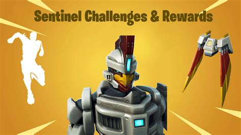 Fortnite Season 9 Battle Pass Tier 1 Sentinel Skin All Challenges