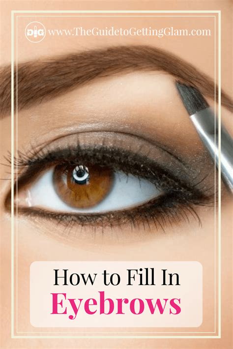 How To Fill In Eyebrows With Pencil And Powder Makeup Tips