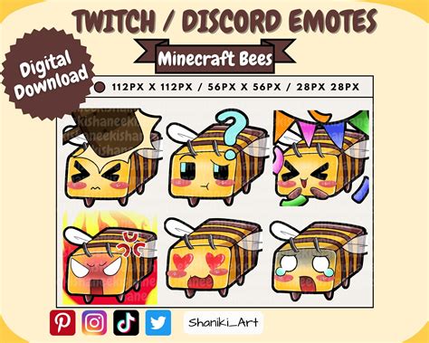 Discord Emotes Cute Chibi Twitch Video Game I Am Awesome Bee