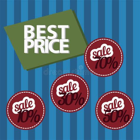 Sale Shopping Stickers Labels Signs Set Stock Vector Illustration