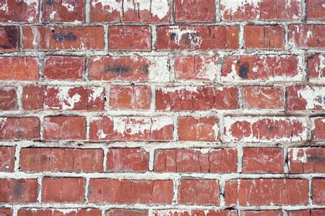 Brick Wall Old Texture Of Red Stone Blocks Background High Quality