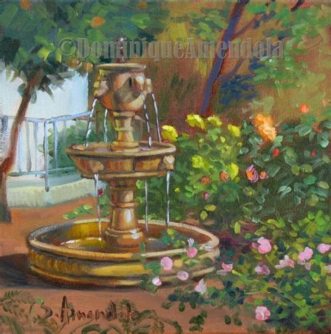 Water Fountain Painting At Explore Collection Of